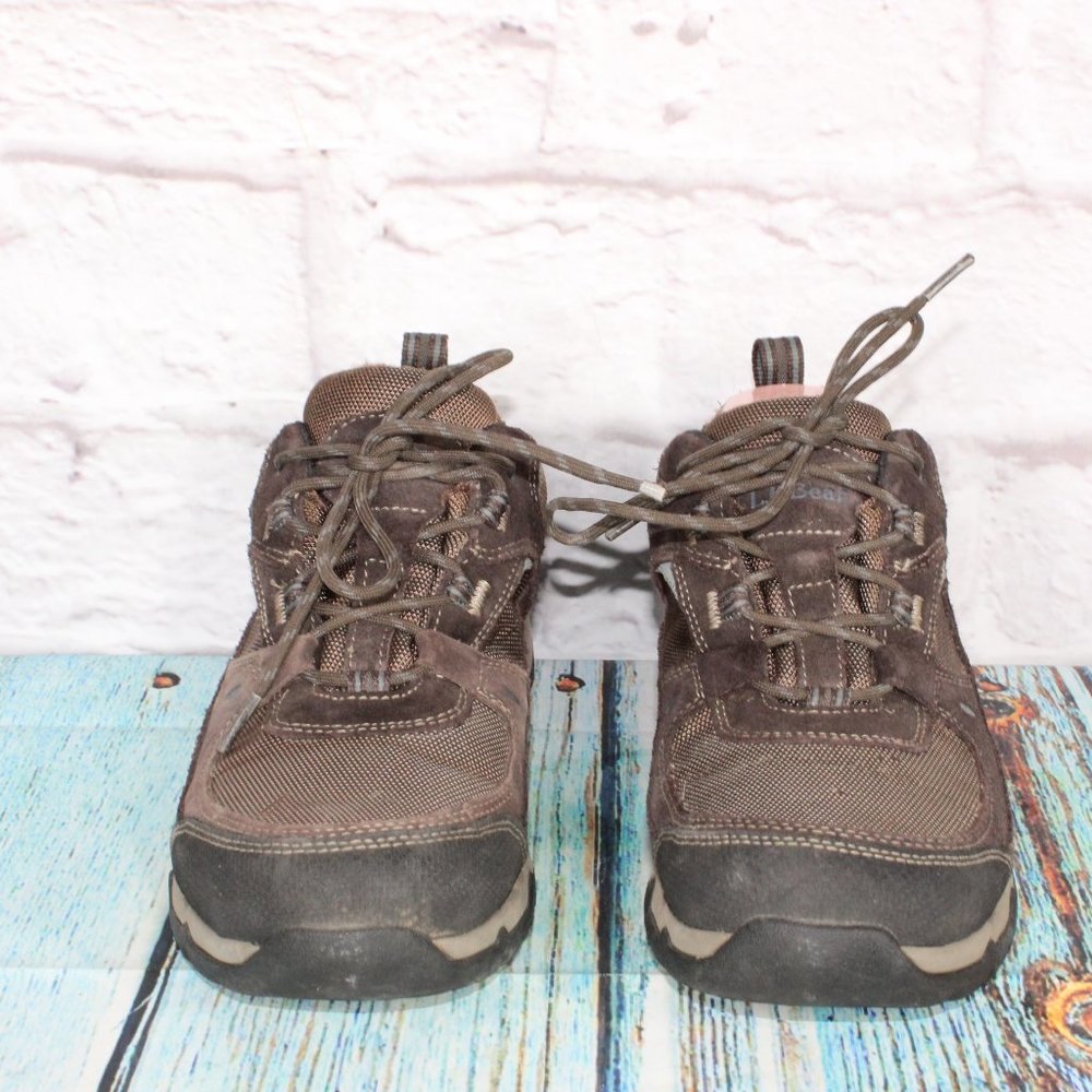 LL BEAN Trail Model 4 Leather Suede Waterproof Hiking Shoes Size 8 M - Picture 4 of 9
